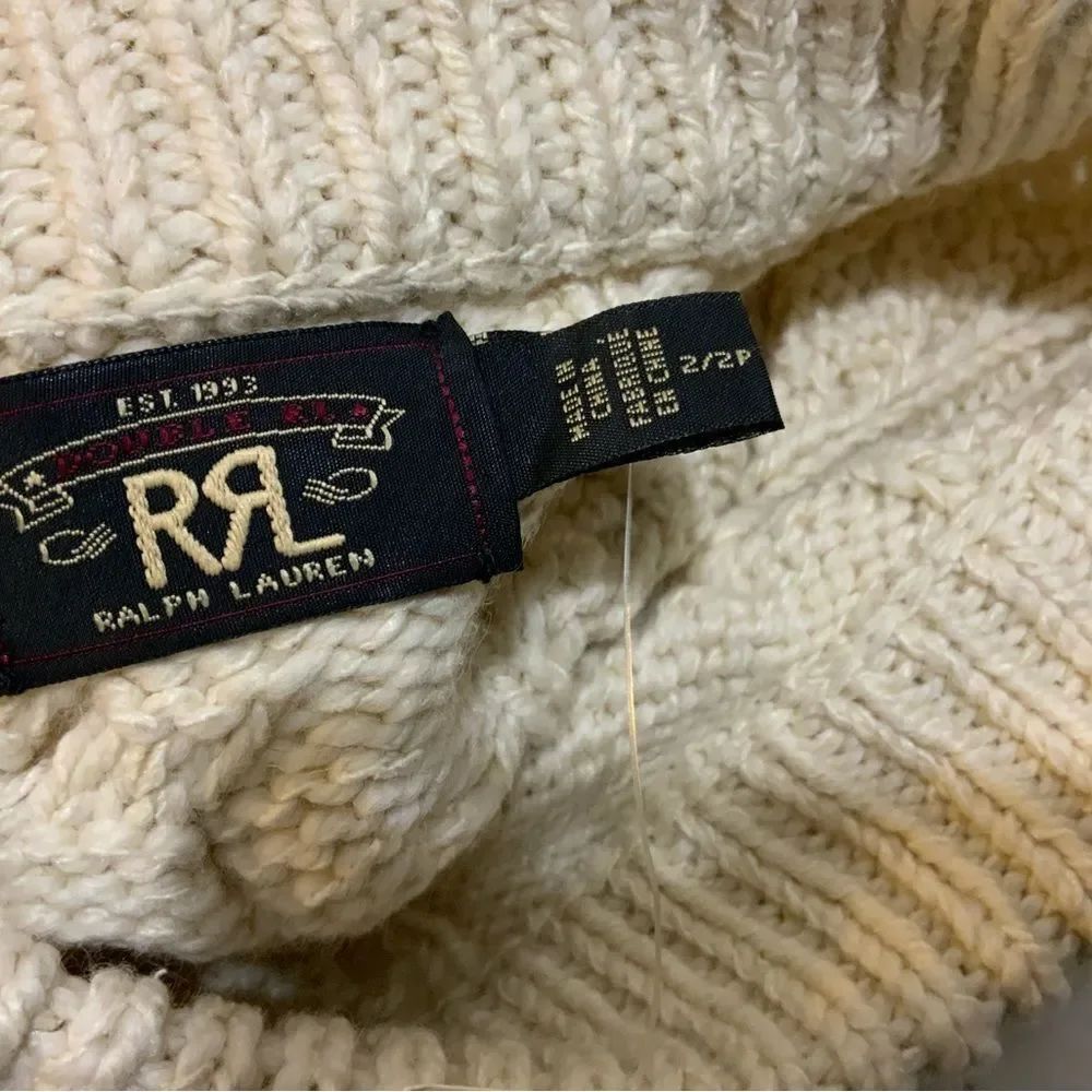 New Ralph Lauren lamb wool and silk Cable knit dress 2 - Picture 12 of 13